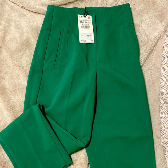 Zara green formal high rise - Picture 1 of 2